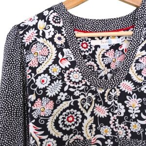 Boden Mollie mixed print shirt